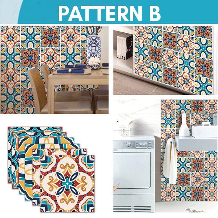 Pegatinas 3D para azulejos de pared impermeables