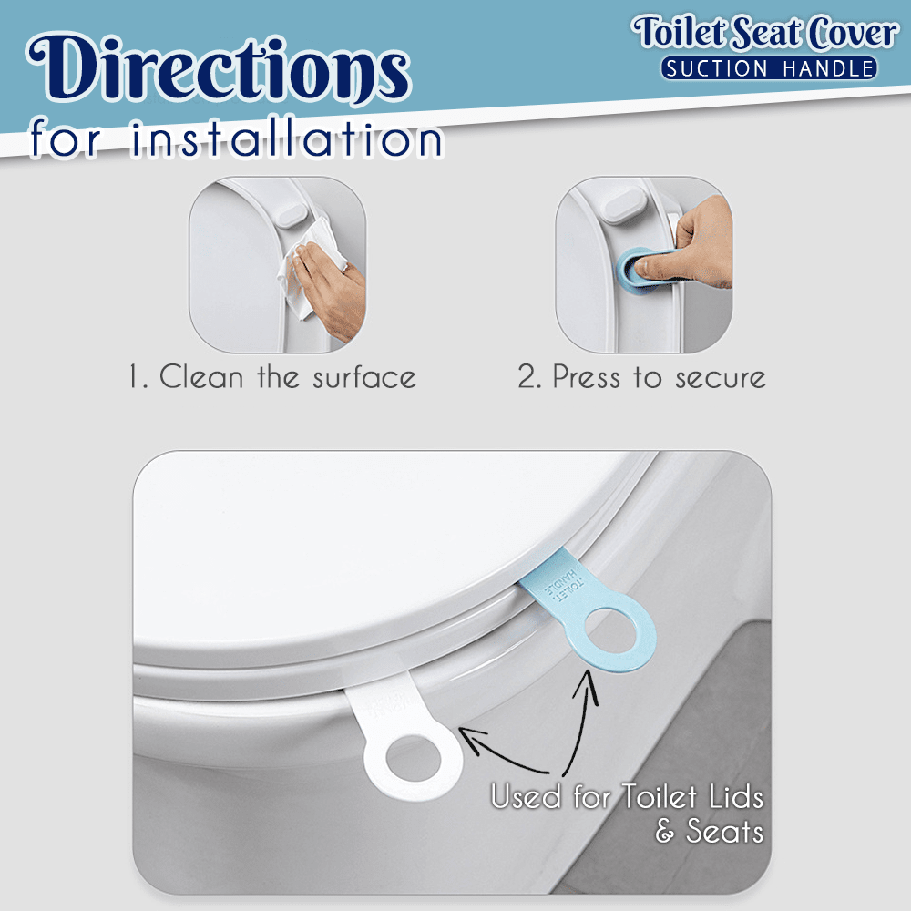 Suction Cup Toilet Seat Cover (Set of 2)