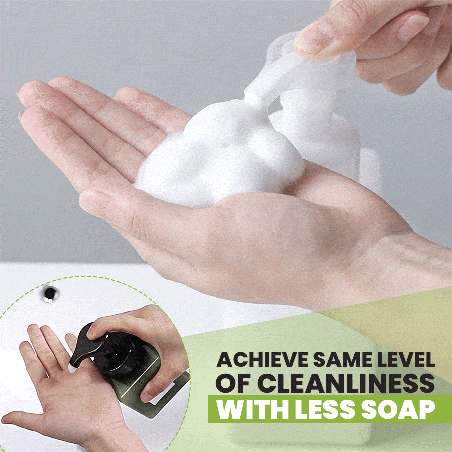 Dispensador de líquido en botella espumosa