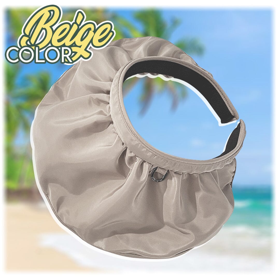 Two-way sun hat headband