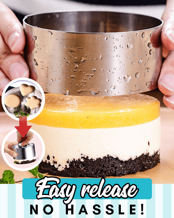 Juego de moldes para pasteles redondos 3D DIY