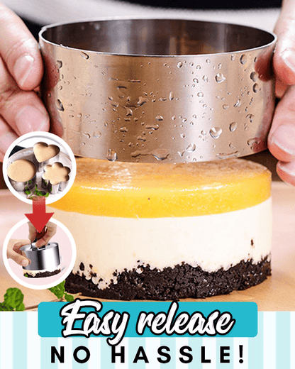 Juego de moldes para pasteles redondos 3D DIY