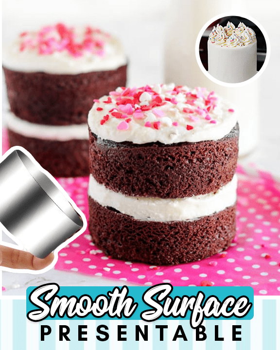 Juego de moldes para pasteles redondos 3D DIY