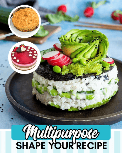 Juego de moldes para pasteles redondos 3D DIY