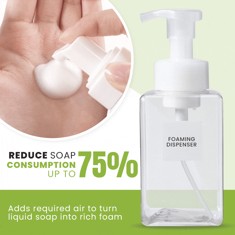 Dispensador de líquido en botella espumosa