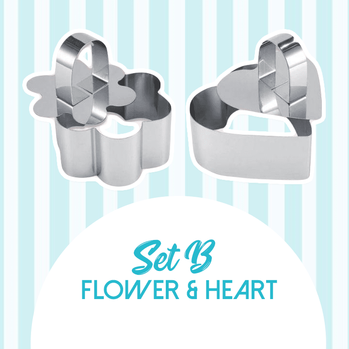 Juego de moldes para pasteles redondos 3D DIY