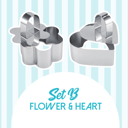 Juego de moldes para pasteles redondos 3D DIY