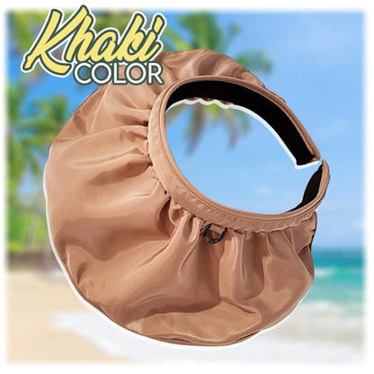 Two-way sun hat headband