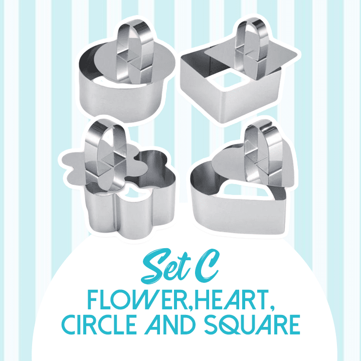 Juego de moldes para pasteles redondos 3D DIY