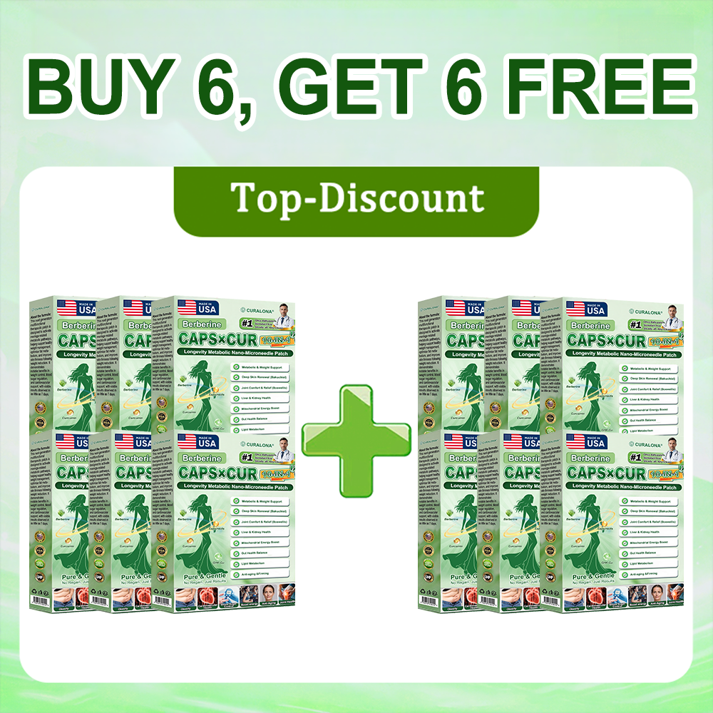 | 🇺🇸 𝐎𝐟𝐟𝐢𝐜𝐢𝐚𝐥 US 𝐒𝐭𝐨𝐫𝐞 | Curalona® Triple Action Microneedle Patch – Berberine & NAD+ for Metabolic Support, Bakuchiol for Skin Renewal, Boswellia for Joint Comfort – Transdermal Day & Night Microneedle Patch for Women & Men – 7 Patches