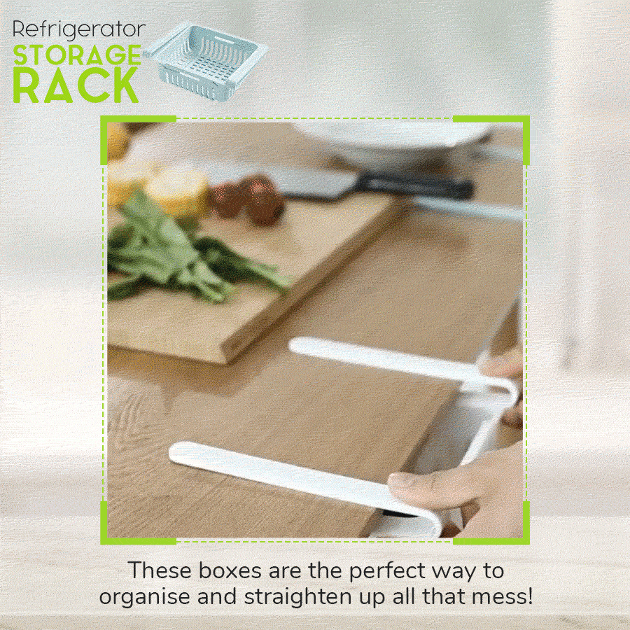 Estante de almacenamiento expandible para refrigerador