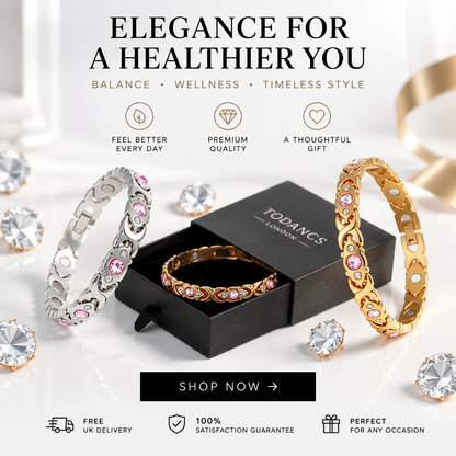 ✨Lymphvity Germanium Magnetic Bracelet – Elegant Wellness Jewelry